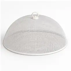 Tela Protetora para Alimentos em Metal Revestido Branca 35x13cm