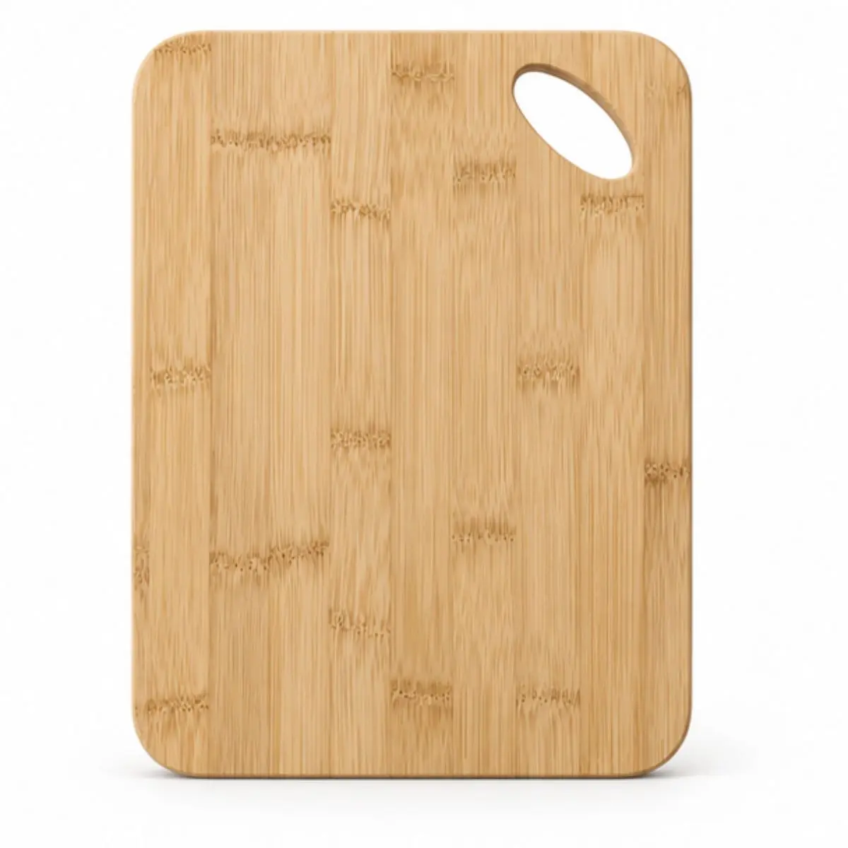Tábua de Corte Retangular em Bambu com Alça 28x21x1cm