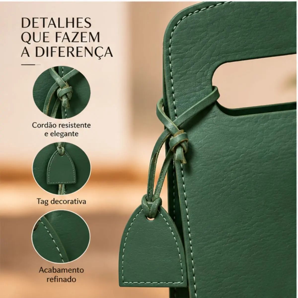 Porta-Garrafa Individual Montana Havana com Alça 40 cm