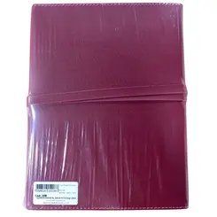 Caderno Medieval Montana Vermelho com Capa Decorativa 18 x 24 cm