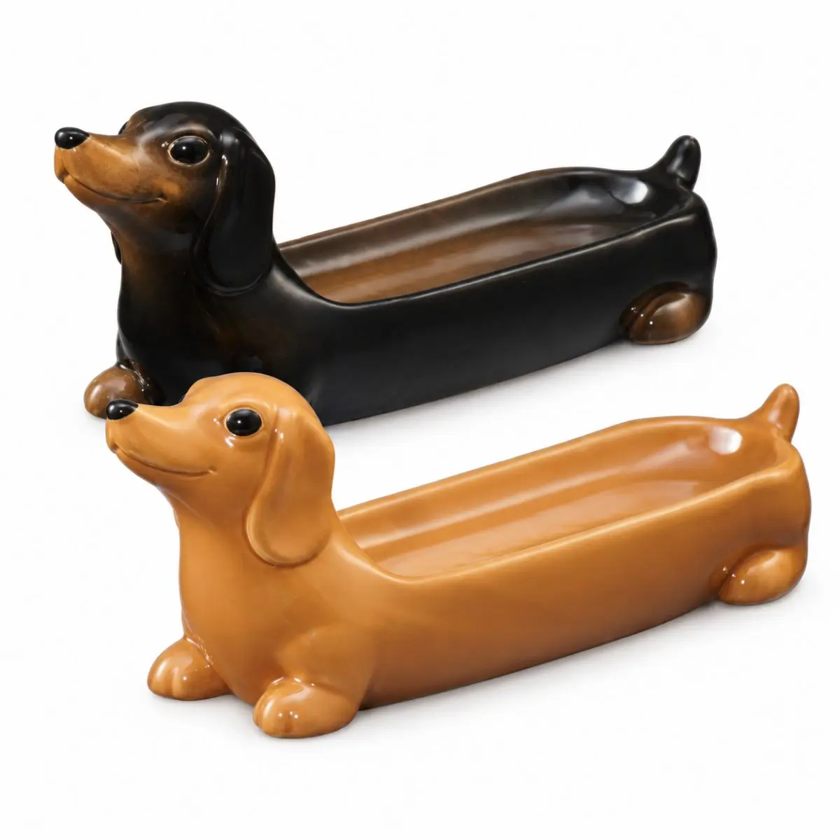 Kit 2 Petisqueiras Cachorro Salsicha Hot Dog Gourmet 29cm